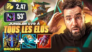 LE JUNGLER POUR 1V9 À TOUS LES ELOS (BUFF HEXPLATE BROKEN)