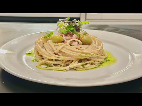 Spaghetti Al Tonno Recipe-   Spaghetti with spicy TUNA #pasta #food #cooking #recipe #foodie