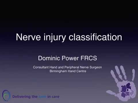 1 minute masterclass: Nerve injury classification