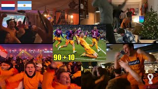 Download lagu Completely Crazy Netherlands Fan Reactions To 100th Minute Equalizer Against Argentina mp3