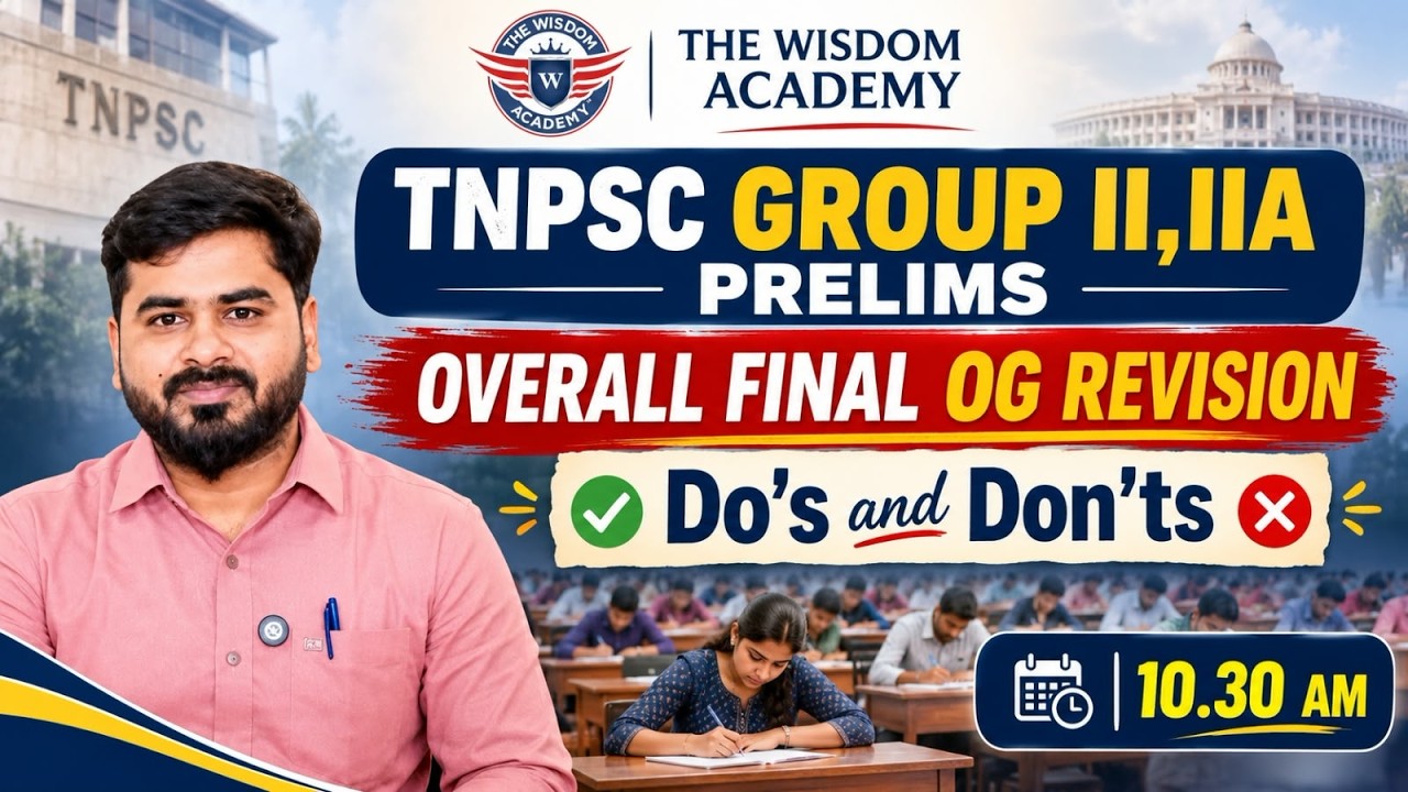 REVISION/GROUP II,II A/PRELIMS/OG REVISION/#tnpscgroup2