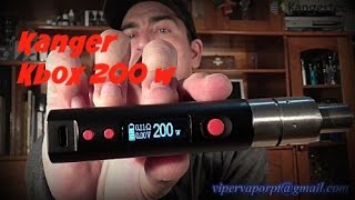 Kanger Kbox 200 watt Full Review