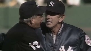 NYY@OAK: Billy Martin gets ejected from the game
