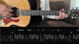 The Moonlight Song by Blaze Foley | TAB + CHORDS + LYRICS | GUITAR | TUTORIAL