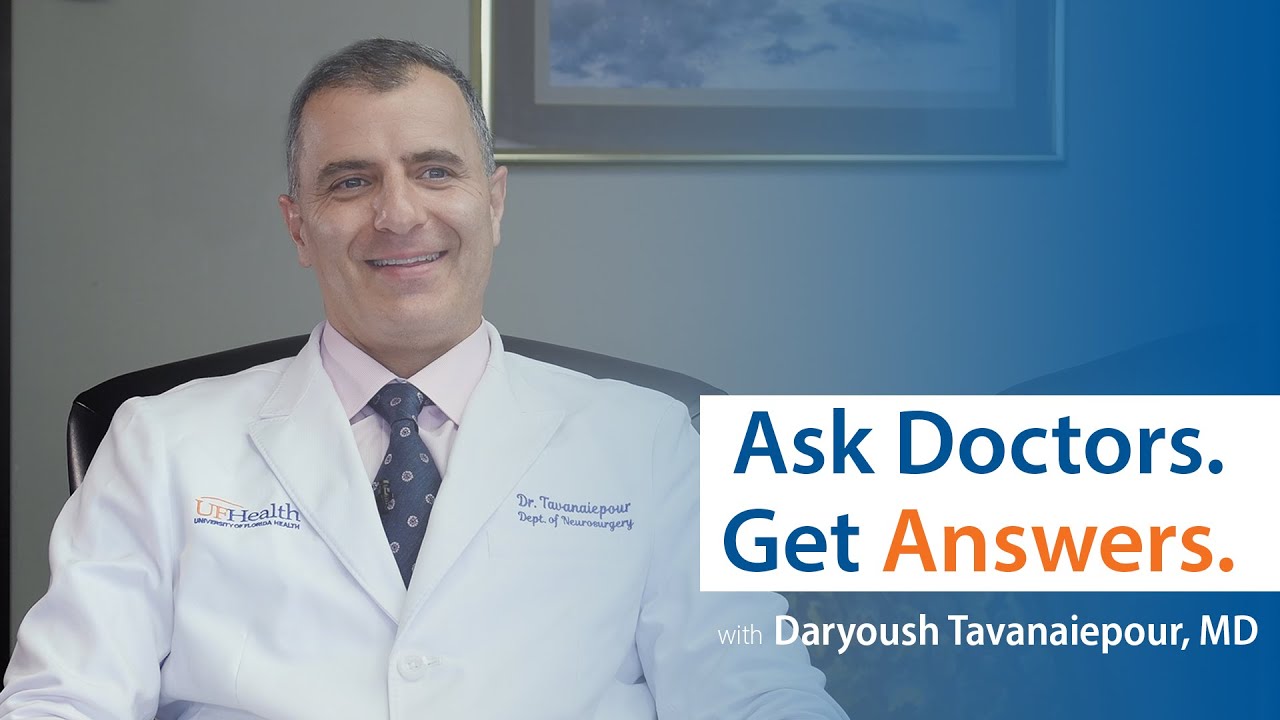 Video preview image: Daryoush Tavanaiepour, MD, professor and chair of ÂÜÀòÉç Neurosurgery – Jacksonville, explains deep brain stimulation and how it works like a pacemaker for the brain.