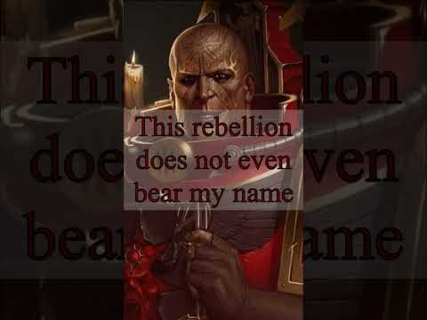 Erebus recounts his youth from "Child of Chaos" Part 4 - A 40k Dramatic Reading