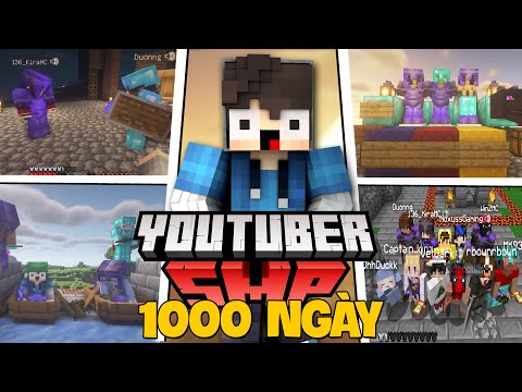 Monster Miner - I SURVIVED 1000 DAYS IN MINECRAFT SMP VN WITH YOUTUBERS (FULL MOVIE)