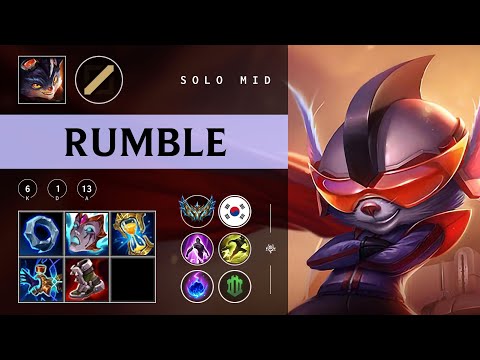 Rumble Mid vs Yasuo - KR Challenger Patch 25.24
