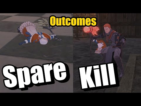 Spare Annette or finish her off Outcomes (Scarlet Blaze)