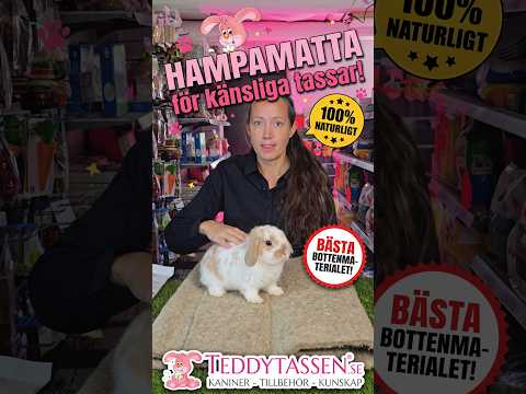 Eco Hampamatta för känsliga tassar 110x50cm - Video