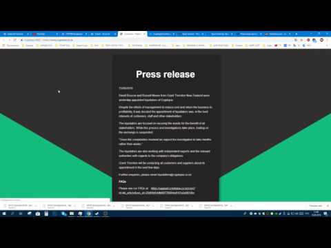 Биржа Cryptopia опять не работает!!! (15 05 2019)