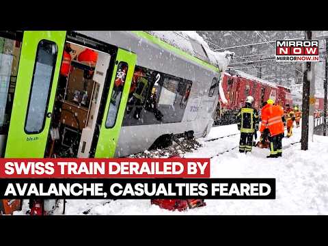 Switzerland: Swiss Passenger Train Derails By Avalanche; Multiple Casualties Feared In The Incident