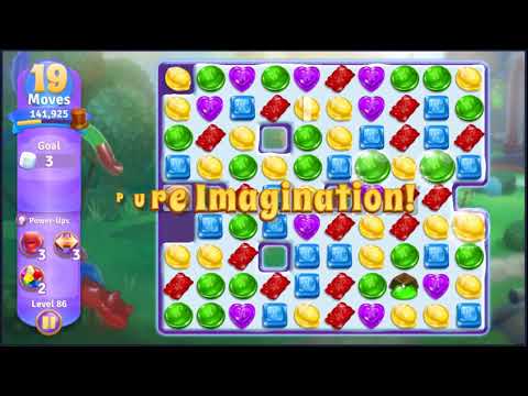 Wonka's World of Candy Level 86 - NO BOOSTERS + FULL STORY 🍫 | SKILLGAMING ✔️