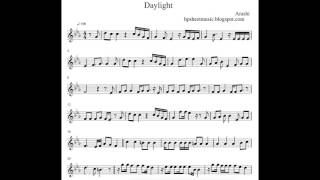 [Sheet Music / 楽譜] Arashi / 嵐 Daylight