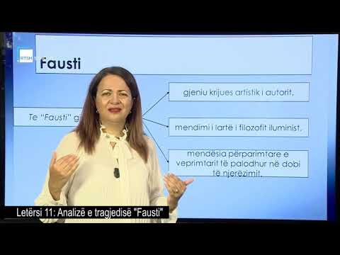 Letërsi 11 - Analizë e tragjedisë "Fausti"