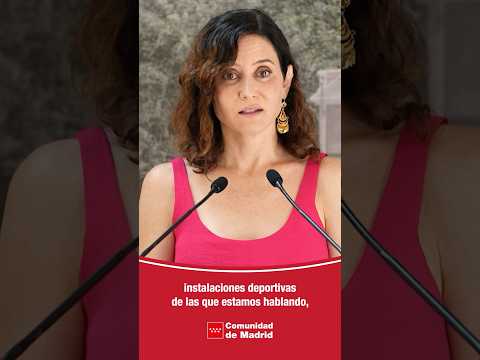 Díaz Ayuso presenta Milla Canal.