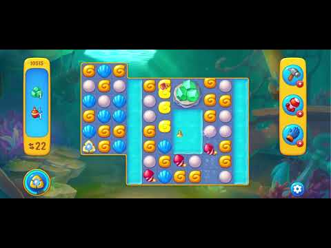 Let's go, games level 10515 Fishdom