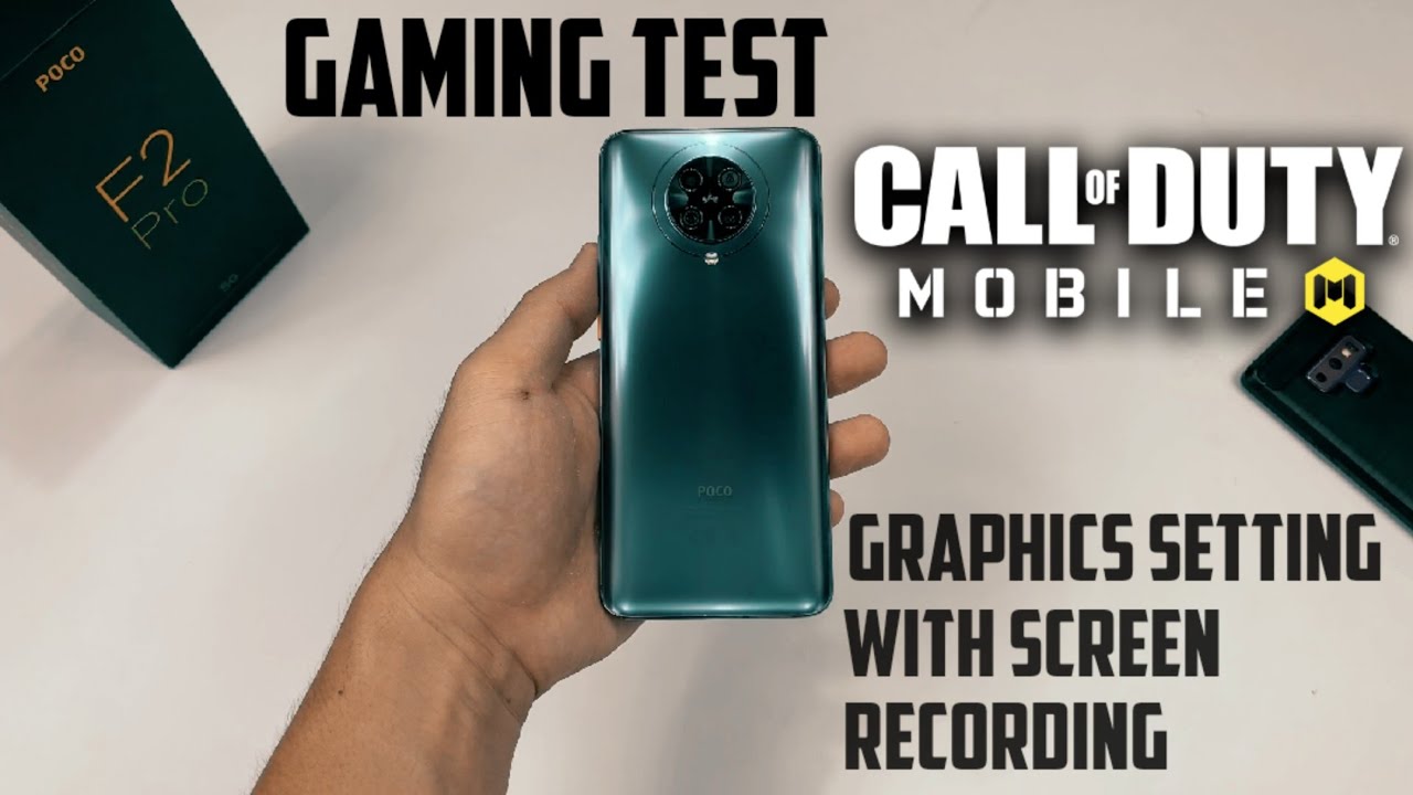 POCO F2 Pro Gaming Test COD Mobile Using Screen Recording | Graphics Setting