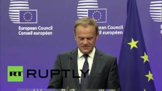 Belgium: 'What doesn't kill you, makes you stronger' - Tusk on Brexit