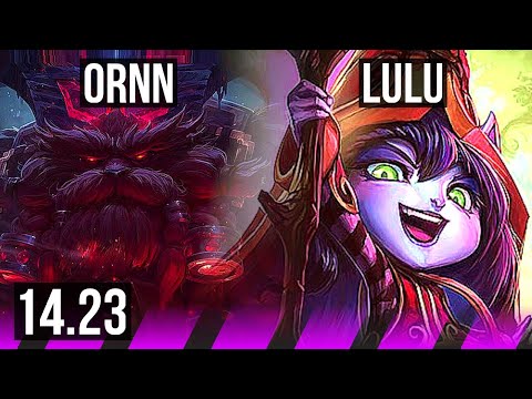 ORNN & Xayah vs LULU & Kai'Sa (SUP) | KR Diamond | 14.23