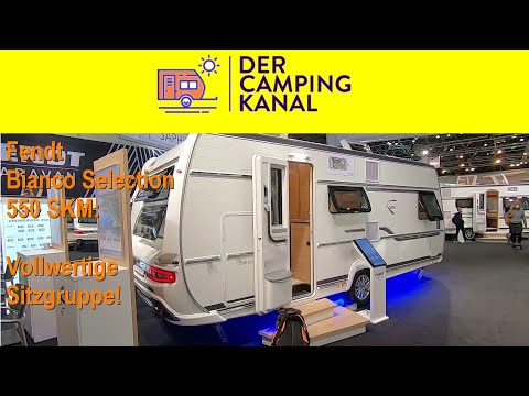 Fendt 550 SKM: Vollwertige Sitzgruppe trotz nur 2,30m Breite! Caravan Salon Düsseldorf 2021