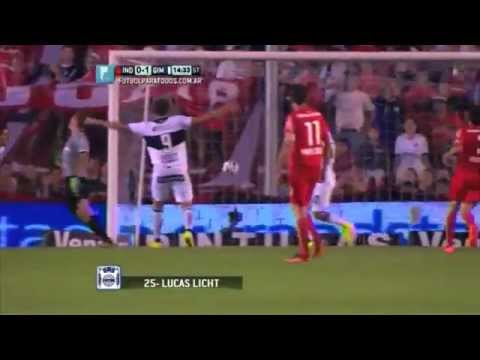 Gol de Licht  Independiente 0   Gimnasia 1  Fecha 15  Torneo Primera Divisi n 2014  FPT