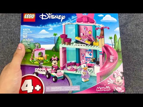 ASMR Unboxing LEGO Disney Minnie’s Pet Hotel! 