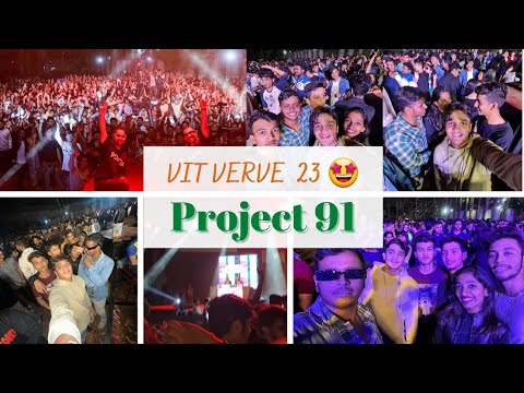 Project 91 DJ night ansh4sure performance VIT VERVE DJ NIGHT #concert #explorepage #mcstan #dj