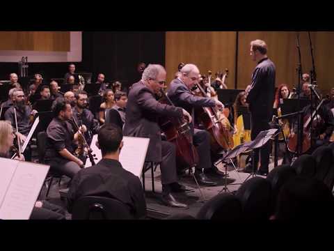 Duo Santoro. Estreia mundial de "Duplum", concerto para dois violoncelos de João Guilherme Ripper