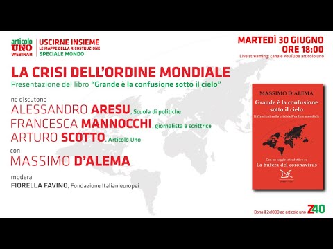 La crisi dell'ordine mondiale "Grande è la confusione sotto il cielo"