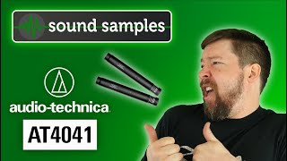 Video thumbnail for Audio-Technica AT4041 Mics - Sound Samples by Pixel Pro Audio