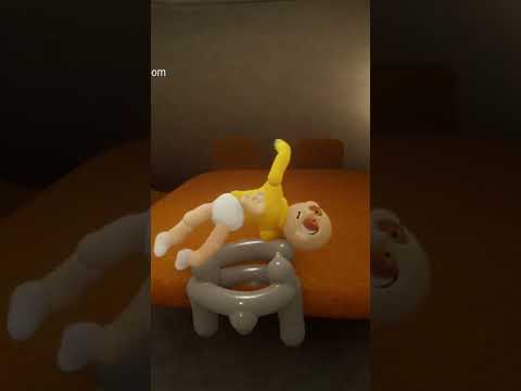 Baby Won't Sit! The Baby In Yellow In Dreams #shorts