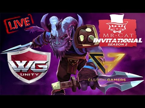 WG.unity vs Clutch Gamers Game 1 Live - LB Finals bo3 - Mr. Cat Invitational Season 2