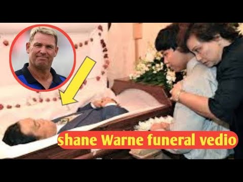 shane warne funeral video