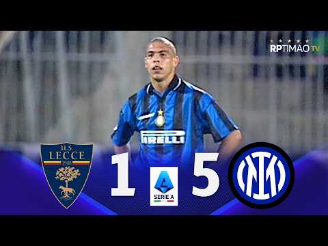 Lecce 1 x 5 Inter (Ronaldo's Show) ● Serie A 1997/98 Extended Goals & Highlights ᴴᴰ