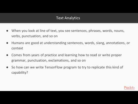 Predictive Analytics with TensorFlow NLP Analytics Pipelines|packtpub com