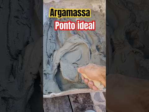 ARGAMASSA PONTO IDEAL #obra #viral #diy #reforma #construction #construção #pedreiro #porcelanato