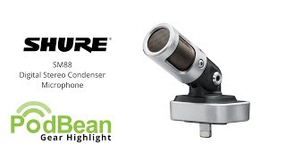 Video thumbnail for Shure MV88 iOS Digital Stereo Condenser Microphone Review - Podbean Gear Highlight by Podbean