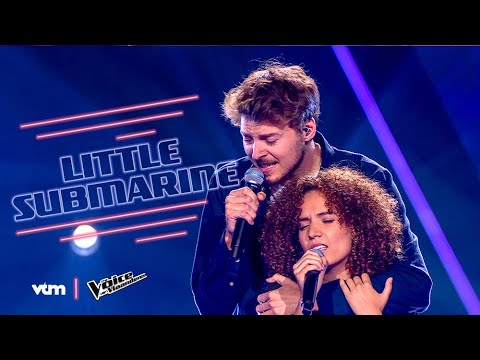 Noor & Pieter - 'Little Submarine' | Battles #1 | The Voice van Vlaanderen | VTM