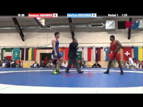 86 KG QF - Dananjaya Ranasinghe (SRI) vs Bahetihan Huwatibieke (CHN)