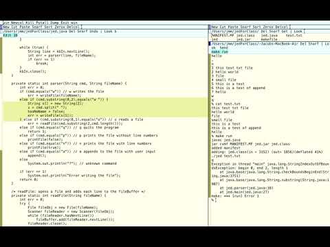 Lets Write A Text Editor In Java Getting User Input