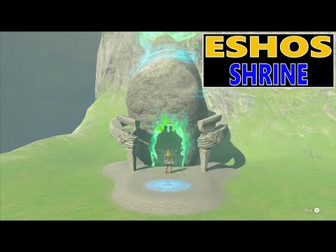 eshos shrine zelda tears of the kingdom location and guide - guida al santuario di eshos