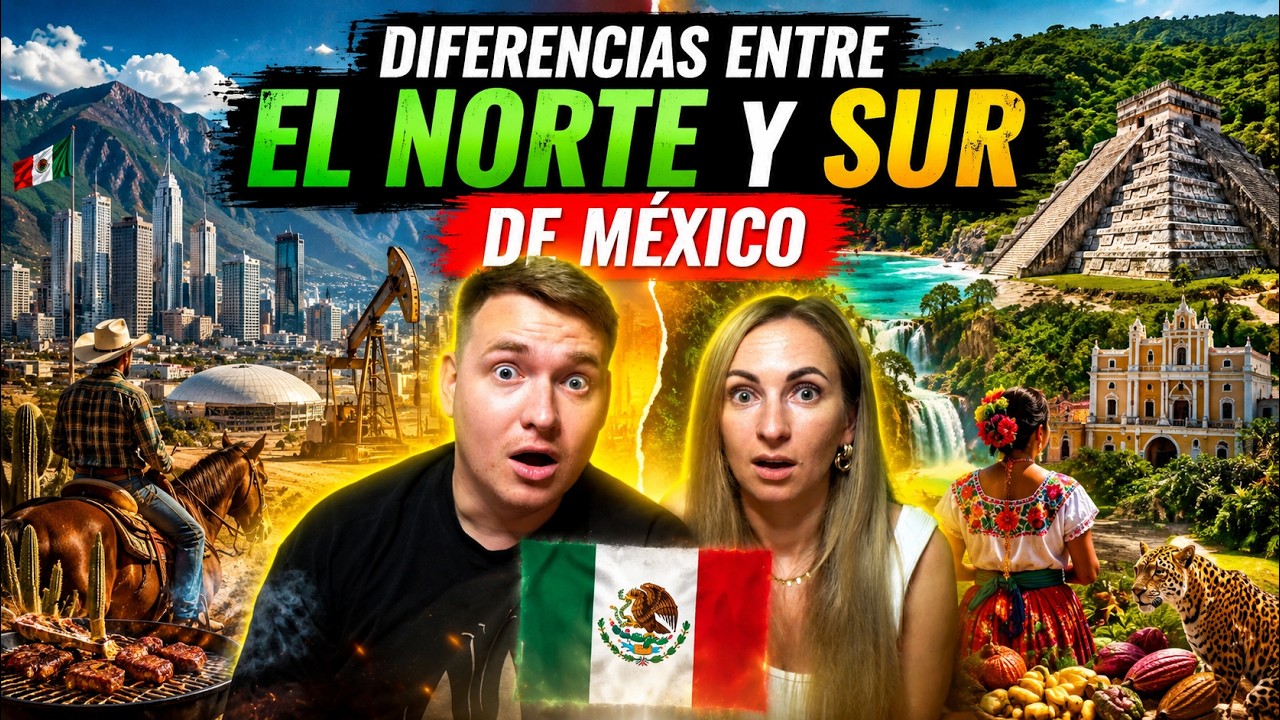 POR QUÉ EL NORTE Y EL SUR DE MÉXICO SON TAN DIFERENTES? 😱