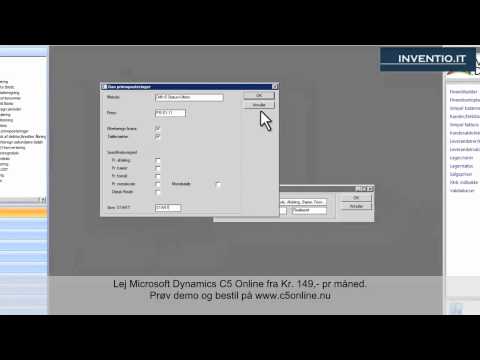 Videoguides til Microsoft Dynamics C5/c5online