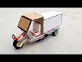 How To Make Matchbox TUK TUK Diy At Home Matchbox Cargo Auto Rickshaw DIY At Home Matchbox Crafts