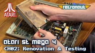 Testing & Renovating &  my Atari ST Mega 4