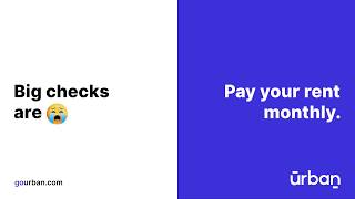 Urban App | Pay rent monthly with Urban | Different payment plans available for tenants