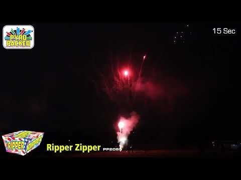 Pyro Packed Fireworks PP2095 Ripper Zipper 200g packed 12/1