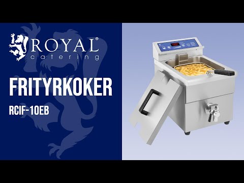 video - Frityrkoker - Induksjon - 1 x 10 Liter - 60 til 190°C
