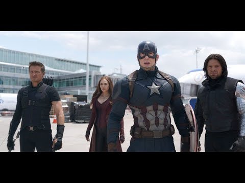 Civil War : Flughafen | Kampf Szene | Spider Man vs  Cap | Deutsch | HD720p |